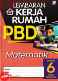 [TOPBOOKS Sasbadi] Lembaran Kerja Rumah PBD Matematik Tahun 6 KSSR Semakan (2024)