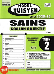 [TOPBOOKS Ilmu Didik] Modul Tuisyen Sains Soalan Objektif Tahun 2 KSSR Semakan DLP (2025)