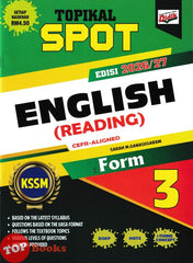 [TOPBOOKS Ilmu Didik] Topikal Spot English Reading CEFR-Aligned Form 3 KSSM (2026)