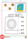 [TOPBOOKS Kohwai Kids] Preschool Dot To Dot Numbers 1 To 10 KSPK