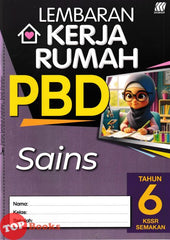 [TOPBOOKS Sasbadi] Lembaran Kerja Rumah PBD Sains Tahun 6 KSSR Semakan (2024)