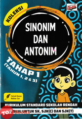 [TOPBOOKS Ilmu Didik] Koleksi Sinonim Dan Antonim Tahap 1 Tahun 1 2 & 3 KSSR (2024)