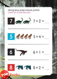 [TOPBOOKS SSM Kids] Tambah Bersama Dinosaurs Buku 2 Umur 4-5 Tahun Dwibahasa