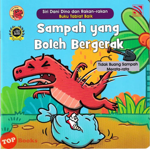 [TOPBOOKS Pelangi Kids] Siri Dani Dino Dan Rakan-Rakan Buku Tabiat Baik Sampah Yang Boleh Bergeraki (2024)