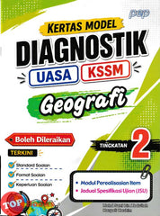 [TOPBOOKS PEP] Kertas Model Diagnostik UASA Geografi Tingkatan 2 KSSM (2026)