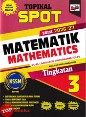 [TOPBOOKS Ilmu Didik] Topikal Spot Matematik Tingkatan 3 KSSM DLP (2026)