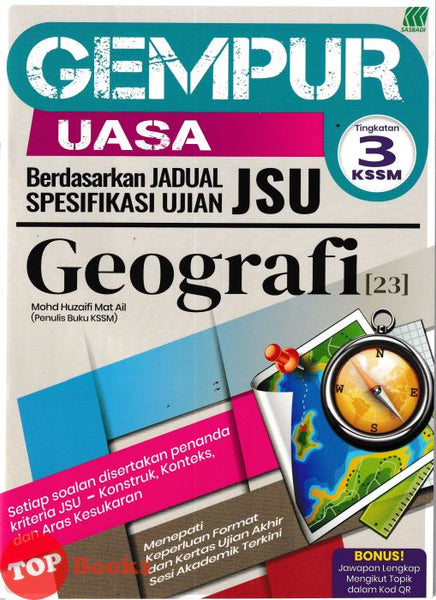 [TOPBOOKS Sasbadi] Gempur UASA JSU Geografi Tingkatan 3 KSSM (2026)