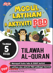 [TOPBOOKS Mahir] Modul Latihan & Aktiviti PBD Tilawah Al-Quran Tahun 5 KSSR (2024)