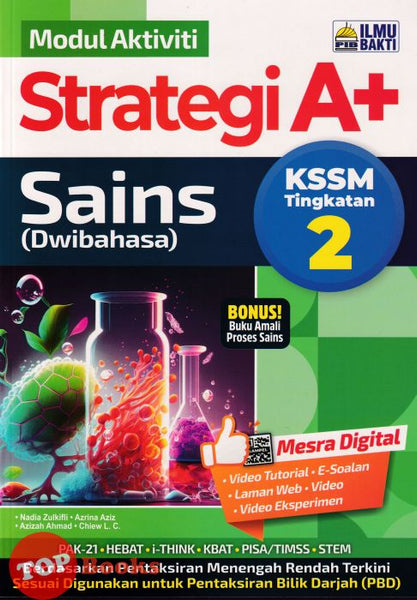 [TOPBOOKS Ilmu Bakti] Modul Aktiviti Strategi A+ Sains Tingkatan 2 KSSM Dwibahasa (2024)