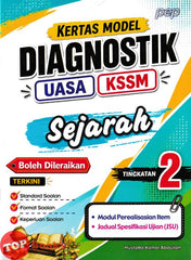 [TOPBOOKS PEP] Kertas Model Diagnostik UASA Sejarah Tingkatan 2 KSSM (2026)