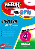 [TOPBOOKS Cemerlang] Hebat Kertas Model Pra-SPM English CEFR-Aligned Form 4 (2026)