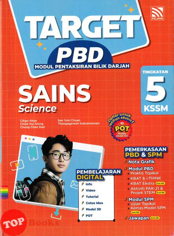 [TOPBOOKS Pelangi] Target PBD Sains Tingkatan 5 KSSM Dwibahasa (2025)