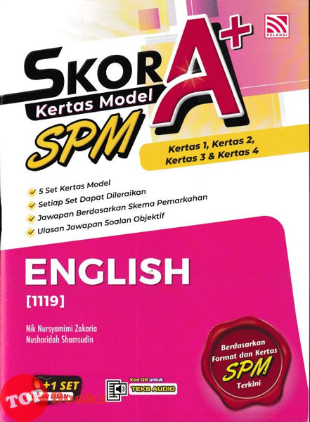 [TOPBOOKS Pelangi] Skor A+ Kertas Model SPM English (2026)