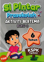 [TOPBOOKS Nusamas Kids] Si Pintar Prasekolah Aktiviti Bertema Buku 3 6 Tahun KSPK Terkini (2024)