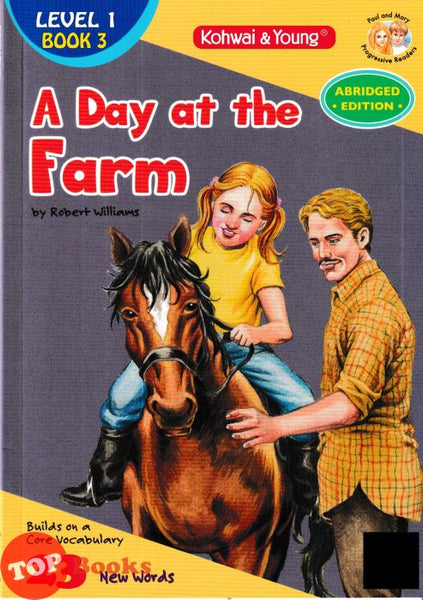 [TOPBOOKS Kohwai Kids] Paul and Mary Progressive Readers A Day At The Farm Level 1 Book 3