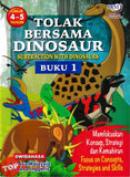 [TOPBOOKS SSM Kids] Tolak Bersama Dinosaurs Buku 1 Umur 4-5 Tahun Dwibahasa