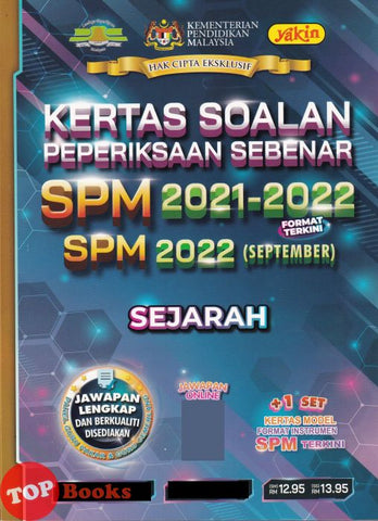 [TOPBOOKS Yakin] Kertas Soalan Peperiksaan Sebenar SPM Sejarah (2023)