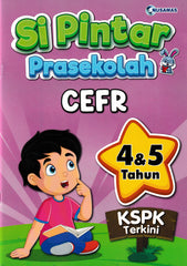 [TOPBOOKS Nusamas Kids] Si Pintar Prasekolah CEFR 4 & 5 Tahun KSPK Terkini (2024)