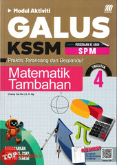 [TOPBOOKS Sasbadi] Modul Aktiviti Galus SPM Matematik Tambahan Tingkatan 4 KSSM (2026)