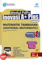 [TOPBOOKS Pan Asia] Modul PdPc Inovasi A+ Plus Matematik Tamabahan Tingkatan 4 KSSM Dwibahasa (2025)