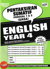 [TOPBOOKS Ilmu Didik] Pentaksiran Sumatif UASA English Year 4 KSSR (2024)