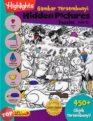 [TOPBOOKS Pelangi Kids] Highlights Gambar Tersembunyi Hidden Pictures Puzzles Buku 25 (English & Malay)