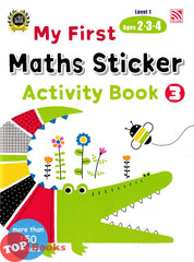 [TOPBOOKS Pelangi Kids] My First Maths Sticker Activity Book 3 Level 1 Age 2, 3, 4 (2024)