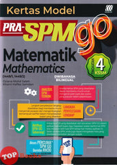 [TOPBOOKS Sasbadi] Kertas Model Pra SPM GO Matematik Tingkatan 4 KSSM Dwibahasa (2024)