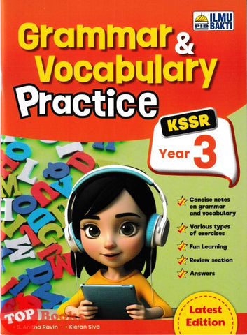 [TOPBOOKS Ilmu Bakti] Grammar & Vocabulary Practice Year 3 KSSR (2025)