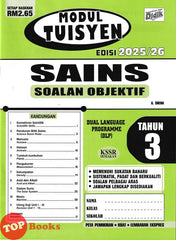 [TOPBOOKS Ilmu Didik] Modul Tuisyen Sains Soalan Objektif Tahun 3 KSSR Semakan DLP (2025)