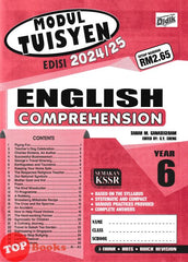 [TOPBOOKS Ilmu Didik] Modul Tuisyen English Comprehension Year 6 Semakan KSSR (2024)