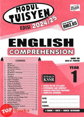 [TOPBOOKS Ilmu Didik] Modul Tuisyen English Comprehension Year 1 Semakan KSSR (2024)