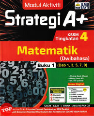 [TOPBOOKS Ilmu Bakti] Modul Aktiviti Strategi A+ Matematik Buku 1 Tingkatan 4 KSSM Dwibahasa (2025)