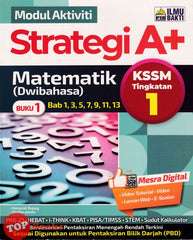 [TOPBOOKS Ilmu Bakti] Modul Aktiviti Strategi A+ Matematik Buku 1 Tingkatan 1 KSSM Dwibahasa (2024)