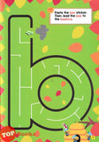 [TOPBOOKS Pelangi Kids] My abc Maze Book With stickers