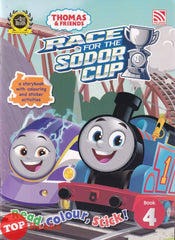[TOPBOOKS Pelangi Kids] Thomas & Friends Read, Colour, Stick Book 4