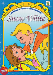 [TOPBOOKS Gururimau Kids] My Prince & Princess Copy Colouring Snow White