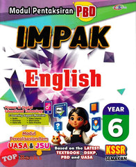 [TOPBOOKS Cemerlang] Modul Pentaksiran PBD Impak English year 6 KSSR Semakan (2026)