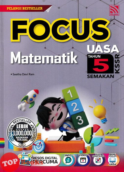 [TOPBOOKS Pelangi] Focus UASA Matematik Tahun 5 KSSR Semakan (2024)