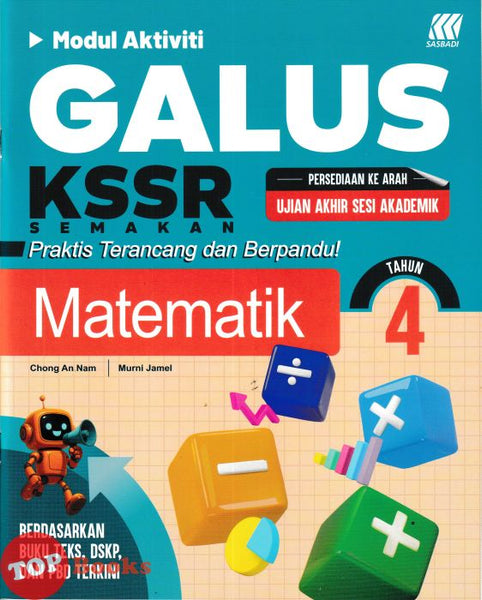 [TOPBOOKS Sasbadi] Modul Aktiviti Galus Matematik Tahun 4 KSSR Semakan (2026)