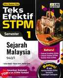 [TOPBOOKS Ilmu Bakti] Teks Efektif STPM Sejarah Malaysia Semester 1 (2026)