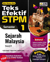 [TOPBOOKS Ilmu Bakti] Teks Efektif STPM Sejarah Malaysia Semester 1 (2026)