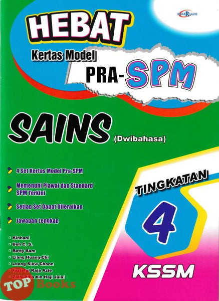 [TOPBOOKS Cemerlang] Hebat Kertas Model Pra-SPM Sains Tingkatan 4 (2026)