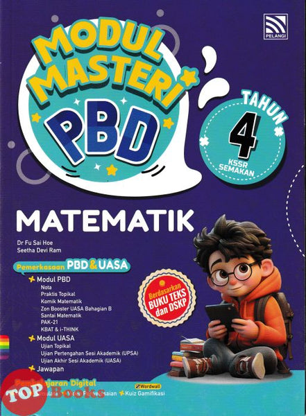[TOPBOOKS Pelangi] Modul Masteri PBD Matematik Tahun 4 KSSR Semakan (2025)
