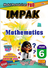 [TOPBOOKS Cemerlang] Modul Pentaksiran PBD Impak Mathematics Year 6 KSSR Semakan (2026)