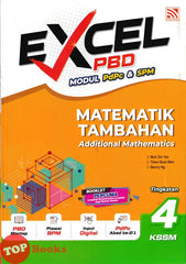[TOPBOOKS Pelangi] Excel PBD Matematik Tambahan Tingkatan 4 KSSM Dwibahasa (2026)