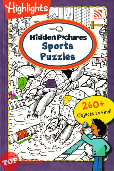 [TOPBOOKS Pelangi Kids] Highlights Hidden Pictures Sports Puzzles