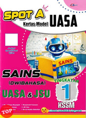 [TOPBOOKS Cemerlang] Spot A Kertas Model UASA Sains Tingkatan 1 KSSM Dwibahasa (2026)