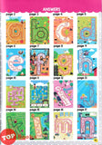 [TOPBOOKS Pelangi Kids] My abc Maze Book With stickers