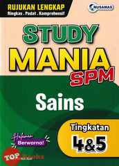 [TOPBOOKS Nusamas] Study Mania Sains Tingkatan 4 5 (2024)